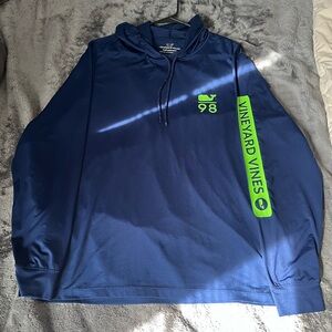Vineyard Vines Men's Blue athletic hoodie